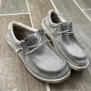 Men’s Hey Dude Wally Sox Gray Shoes Size 8